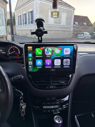 Autoradio Junsun pour Peugeot 2008 / 208 (2012-2018) – CarPlay & Android Auto Sans Fil