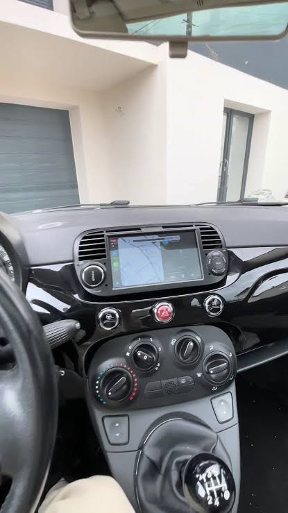 Autoradio AWESAFE pour Fiat 500 / 500C / Abarth (2007-2015) – CarPlay & Android Auto Sans Fil