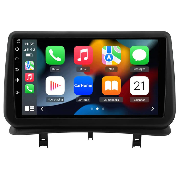 Autoradio AWESAFE 9" pour Renault Clio 3 (2005-2014) – CarPlay & Android Auto Sans Fil, DAB+